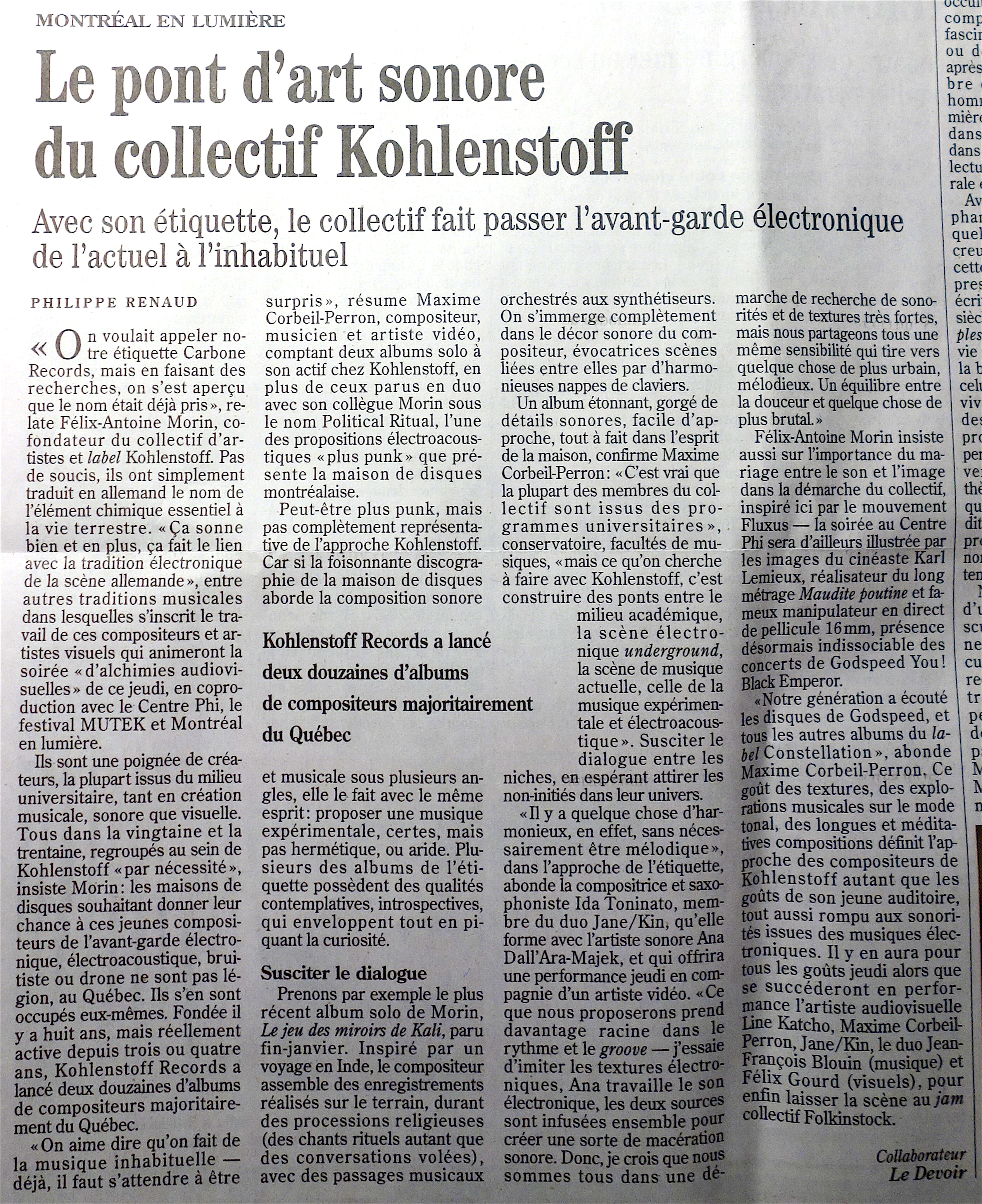 Félix-Antoine Morin Le Devoir 26feb 2018