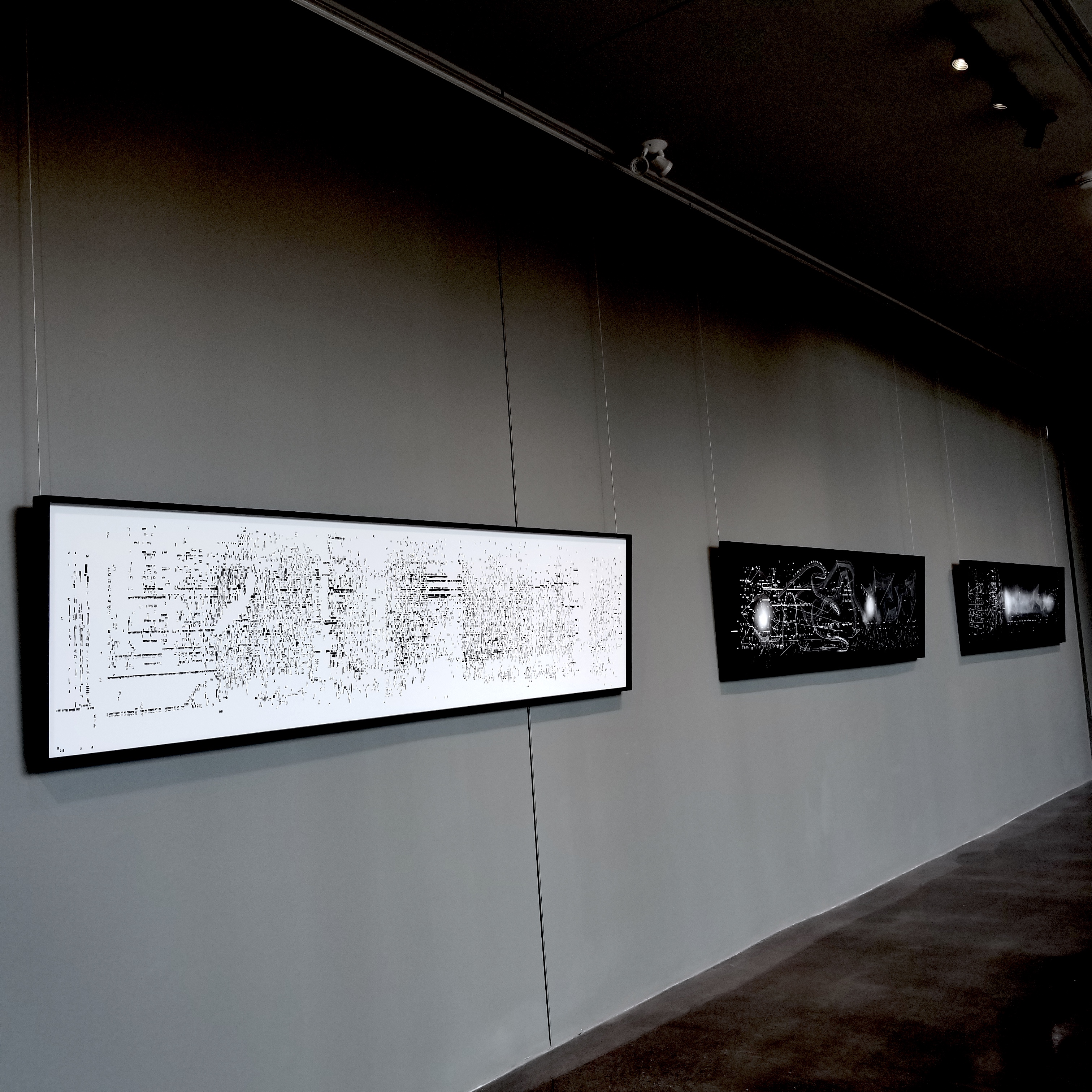 Cartographies sonores - Félix-Antoine Morin - art exhibition - graphic score - graphic notation