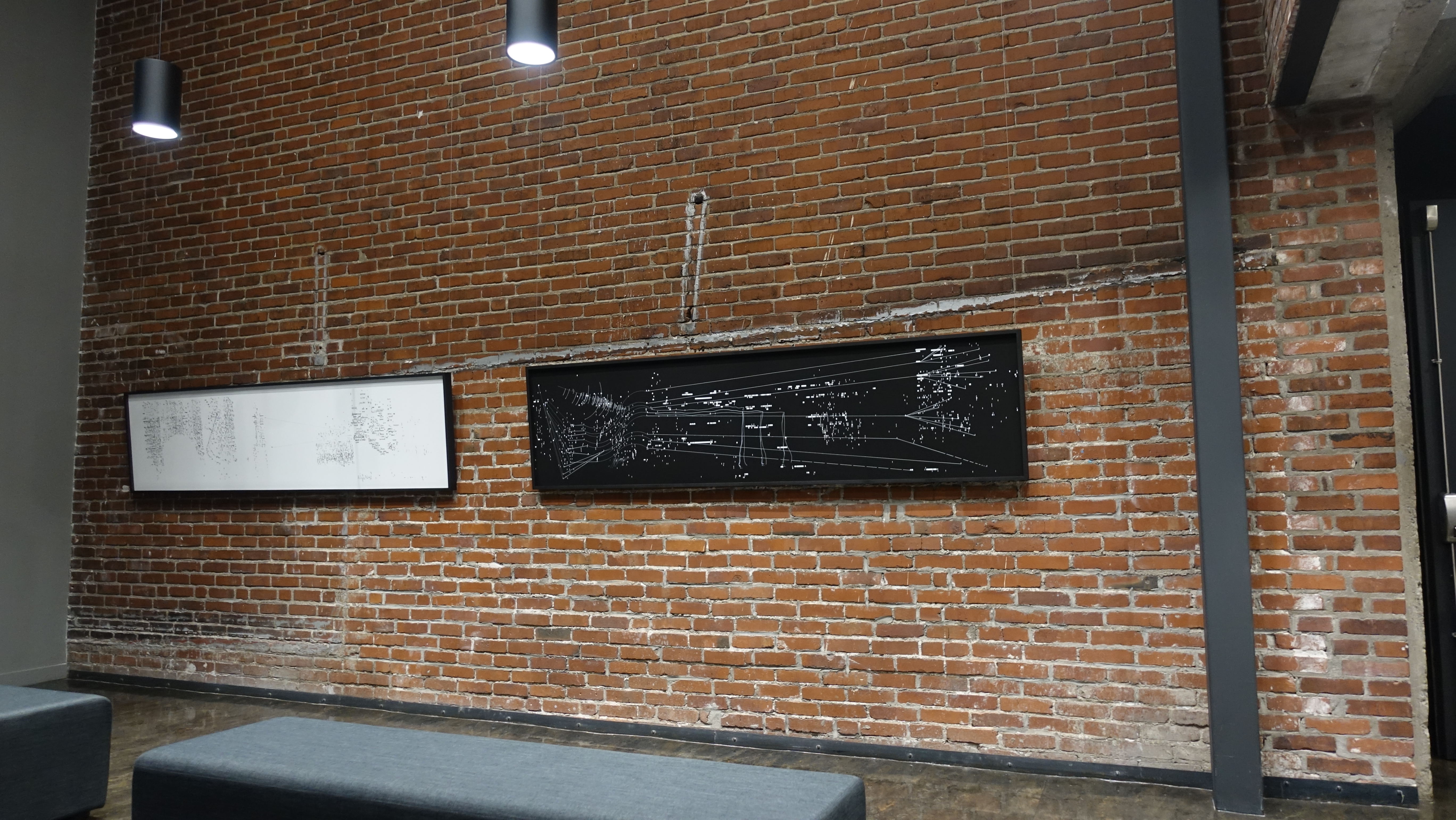 Cartographies sonores - Félix-Antoine Morin - art exhibition - graphic score - graphic notation