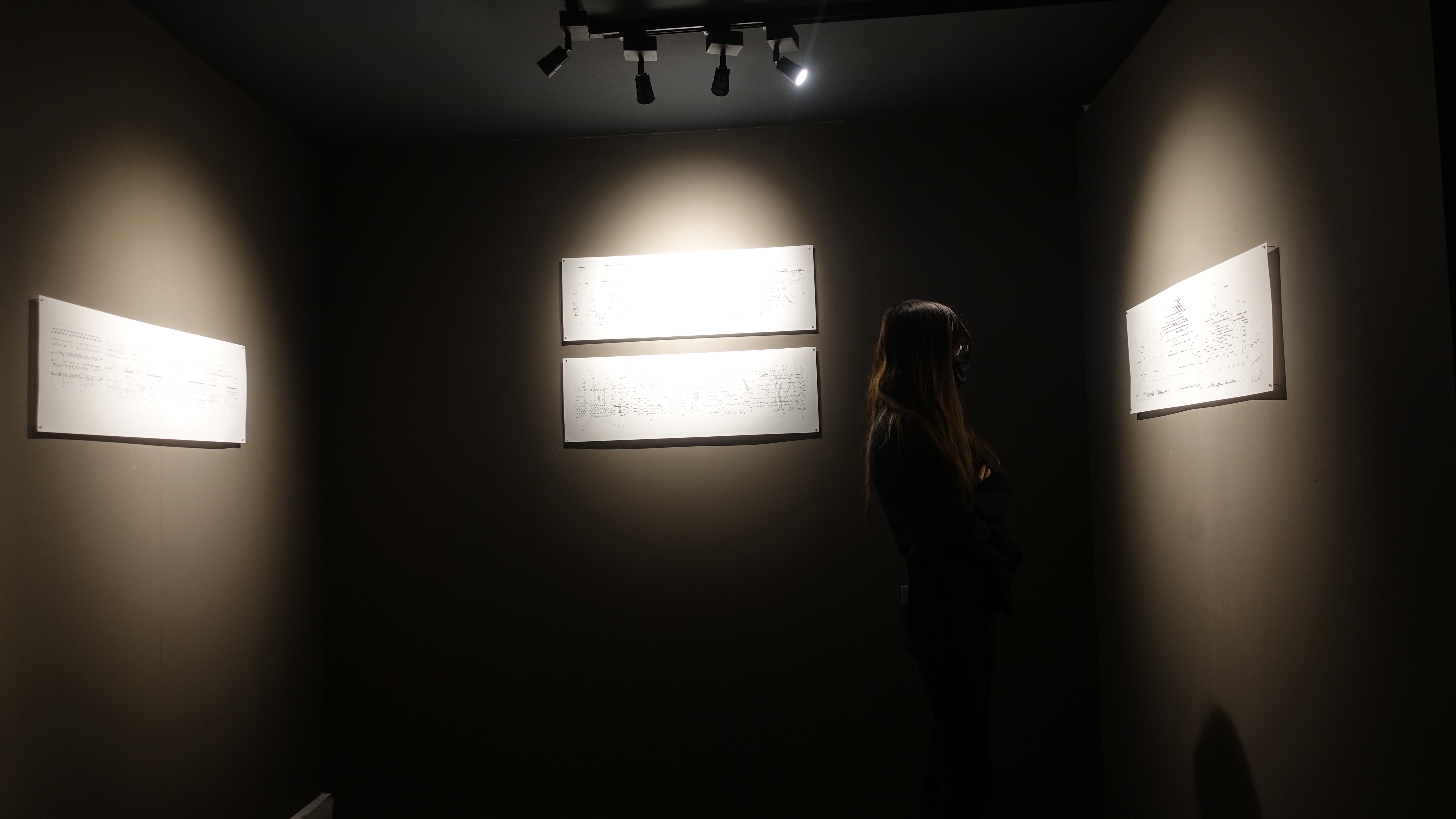 Asemic Sound Mappings - félix-antoine morin 2022 (exhibition view)