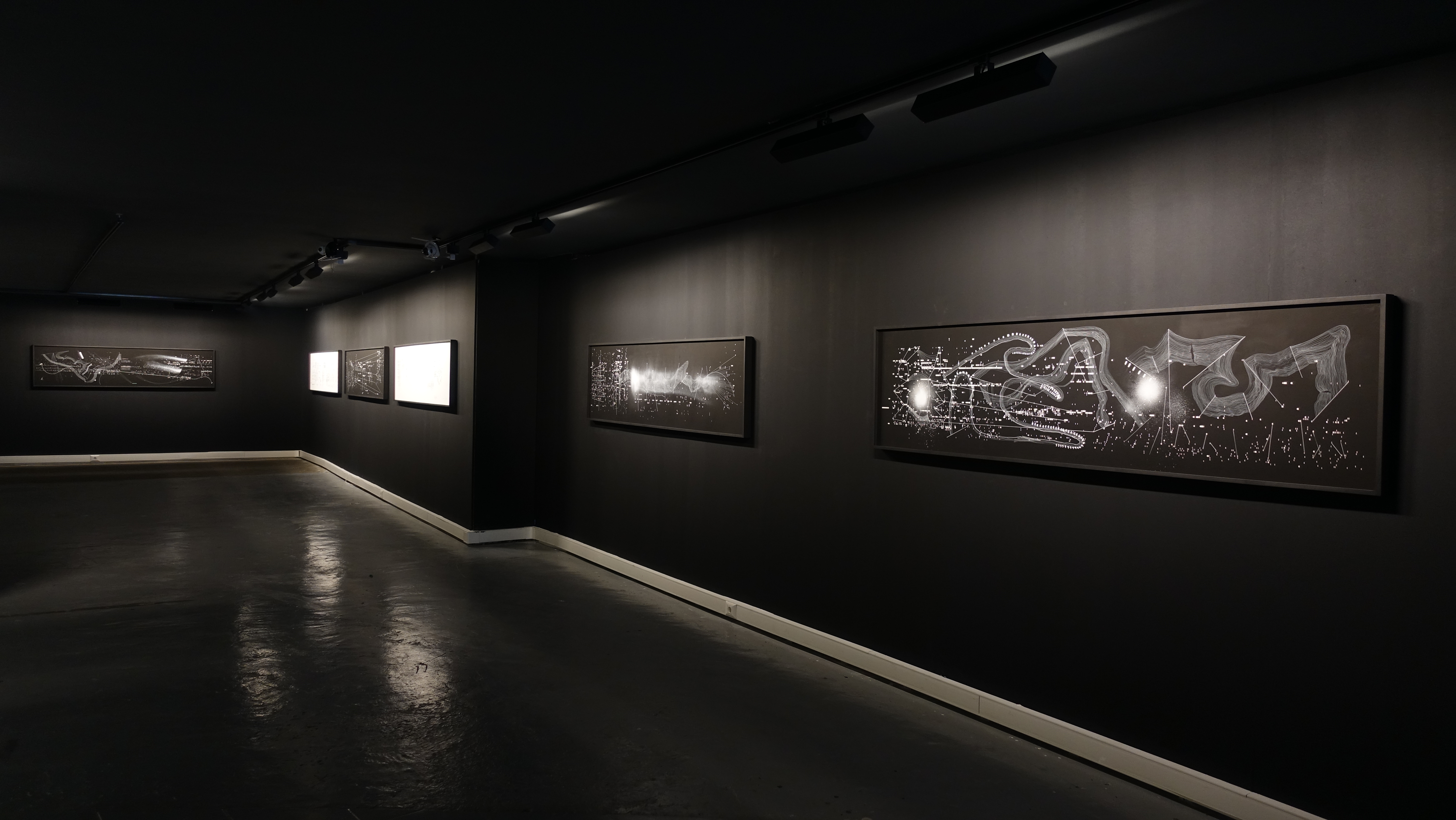 Asemic Sound Mappings - félix-antoine morin 2022 (exhibition view)