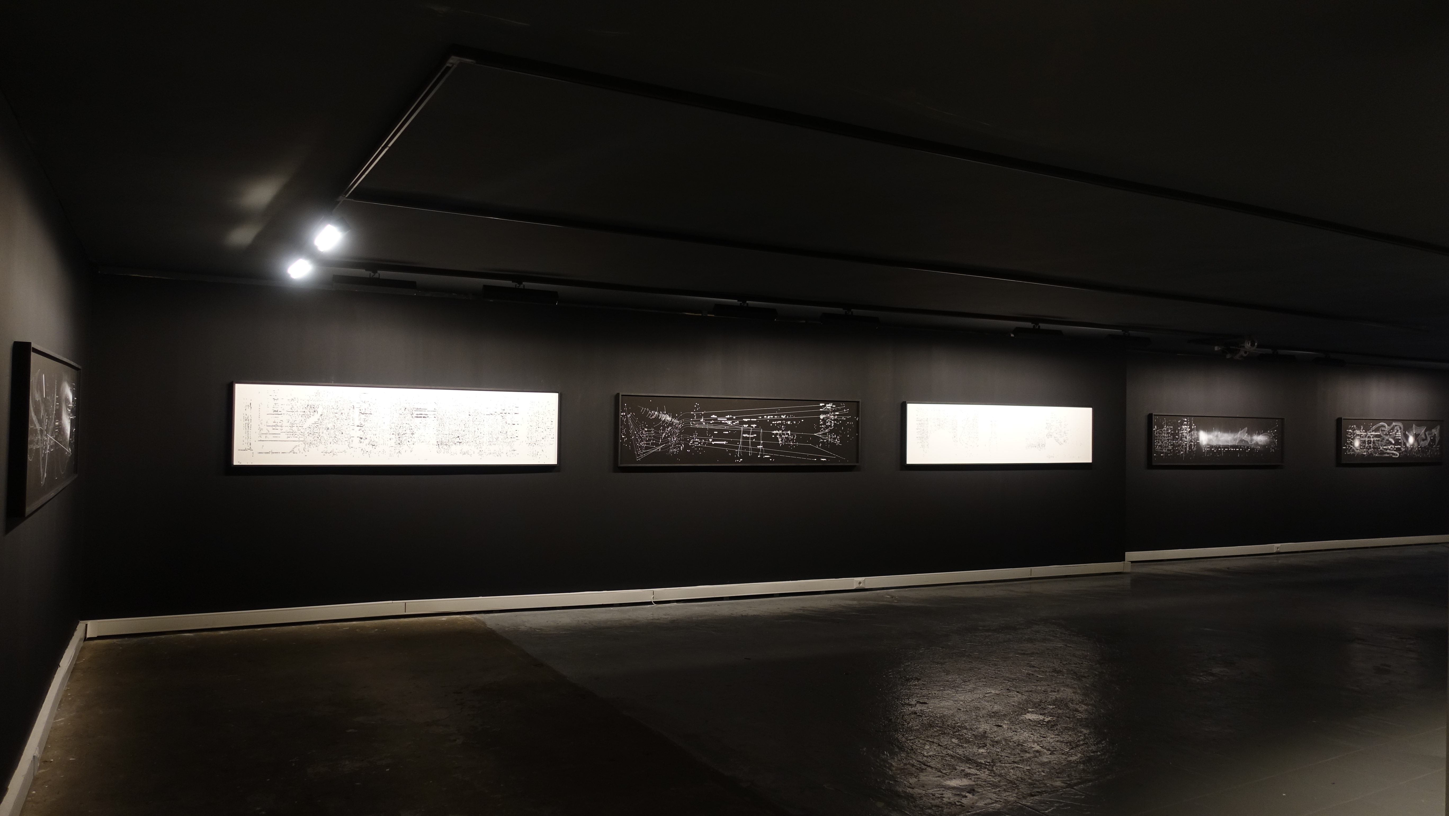 Asemic Sound Mappings - félix-antoine morin 2022 (exhibition view)
