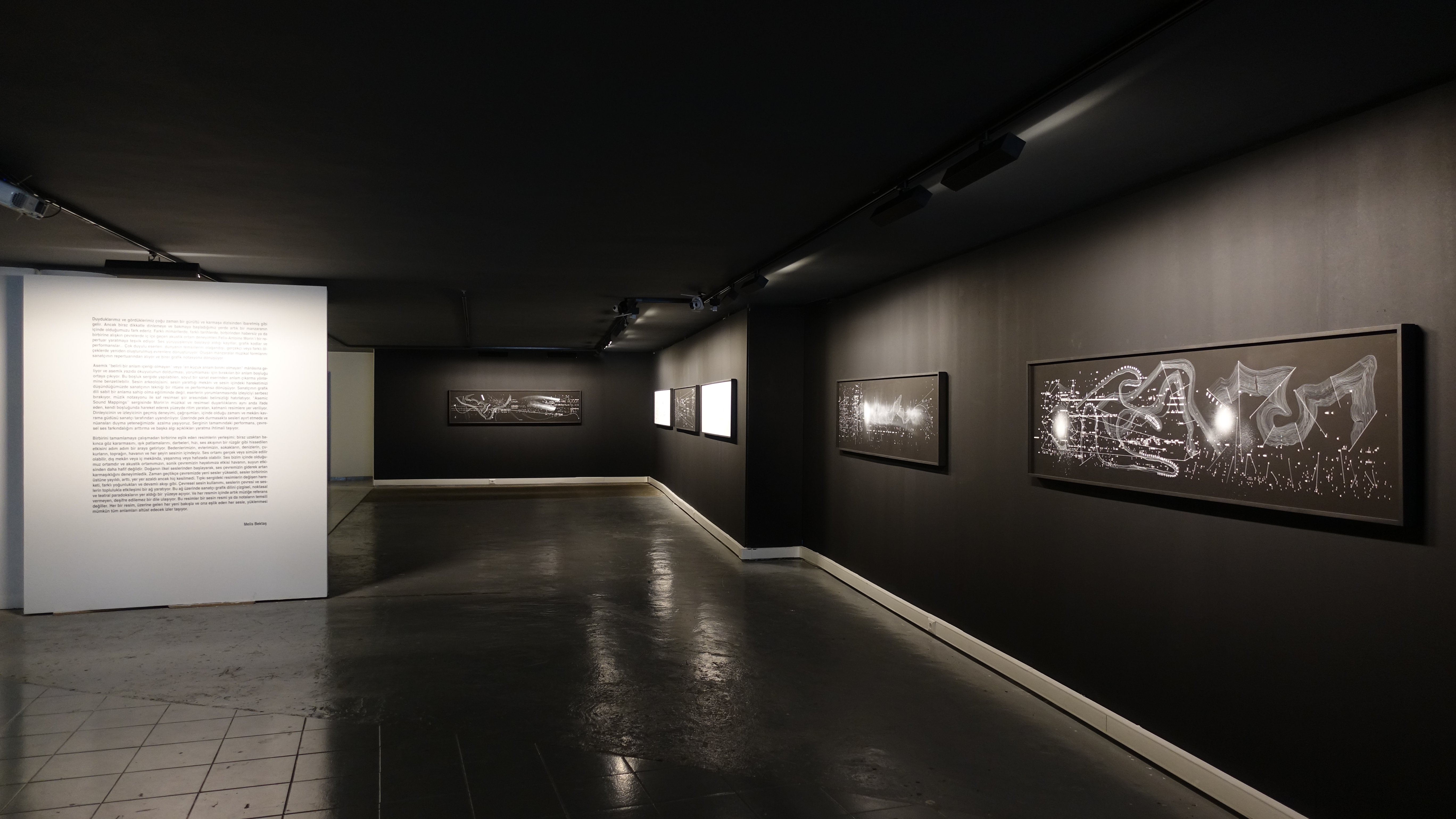 Asemic Sound Mappings - félix-antoine morin 2022 (exhibition view)