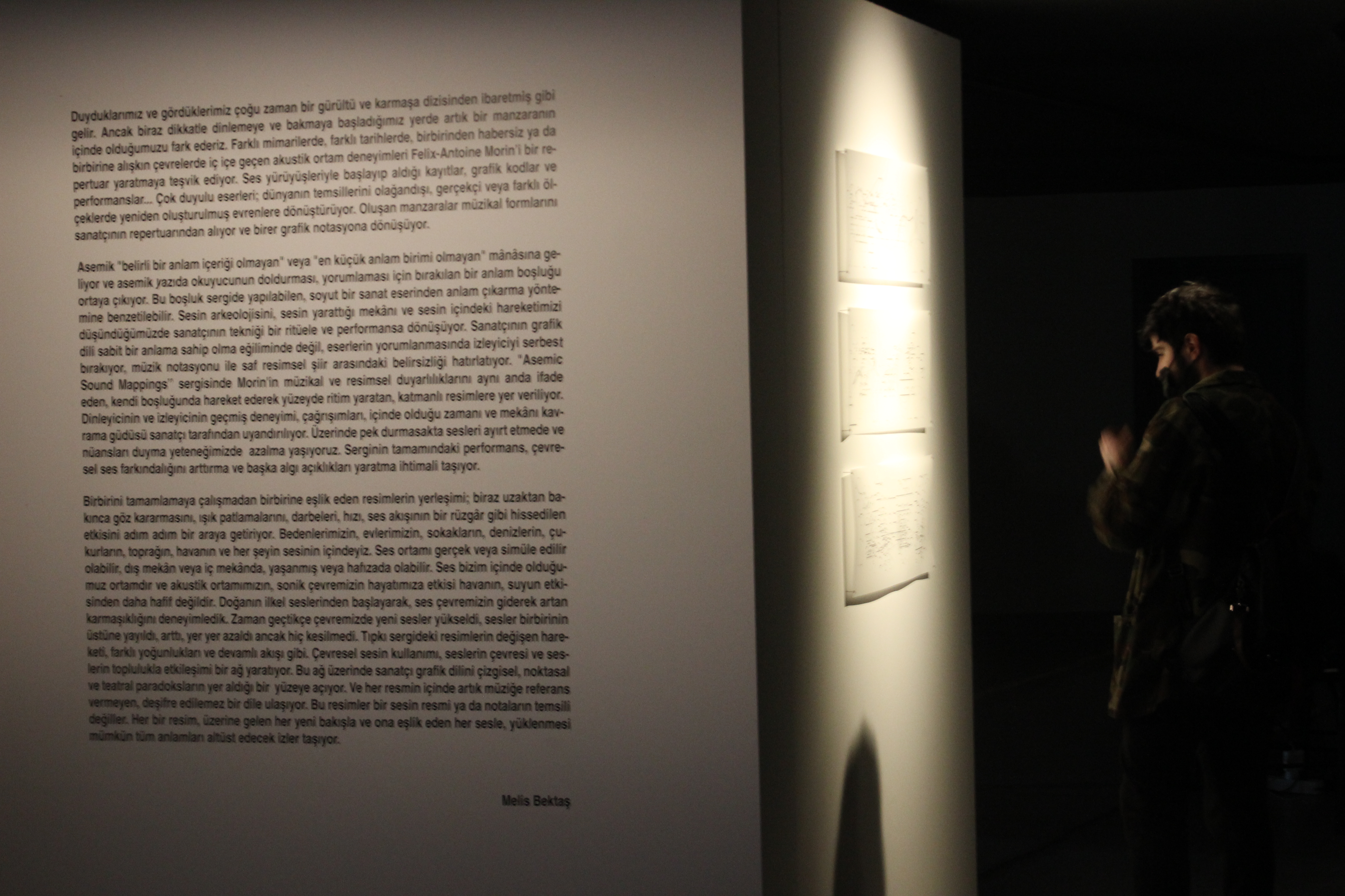 Asemic Sound Mappings - félix-antoine morin 2022 (exhibition view)